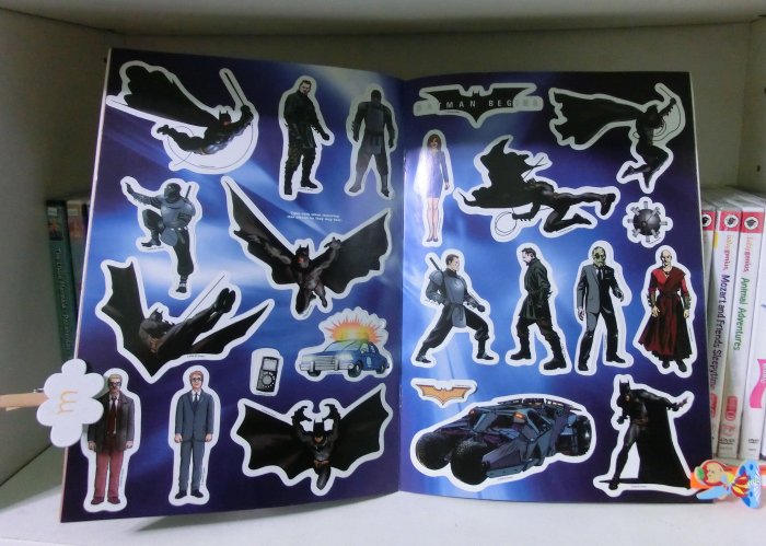 ＊【兒童英語繪本】＊小pen~ Batman Begins ~ Sticker Book