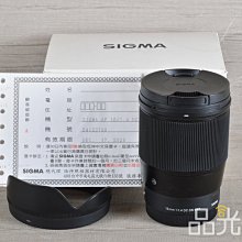 【品光數位】SIGMA 16mm F1.4 DN DC C 公司貨 For SONY E #123004T