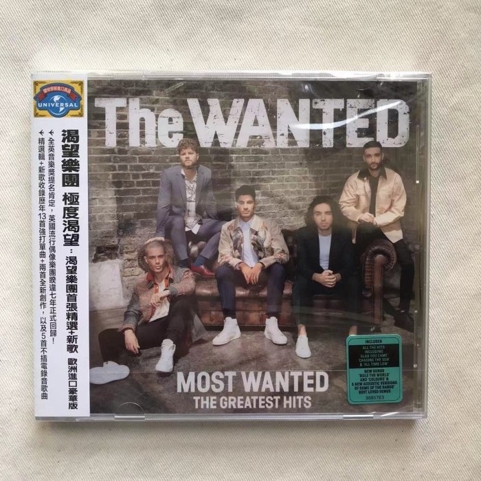 【全新】The Wanted Most Wanted The Greatest Hits CD