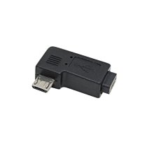 micro USB公轉母轉接頭 轉換線 安卓V8介面 手機平板延長線 彎頭 A5.0308