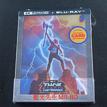 無中文 [藍光先生UHD] 雷神索爾：愛與雷霆 UHD+BD 雙碟鐵盒版 Thor