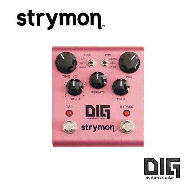 眾誠優品 中文 Strymon DIG Dual Digital Delay 數字雙延遲延時單塊效果器 YQ1018