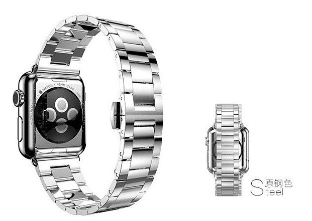 全新   Apple Watch 錶帶 不銹鋼 錶帶 SPORT 手錶帶 38mm 42mm 錶帶 金屬 錶帶