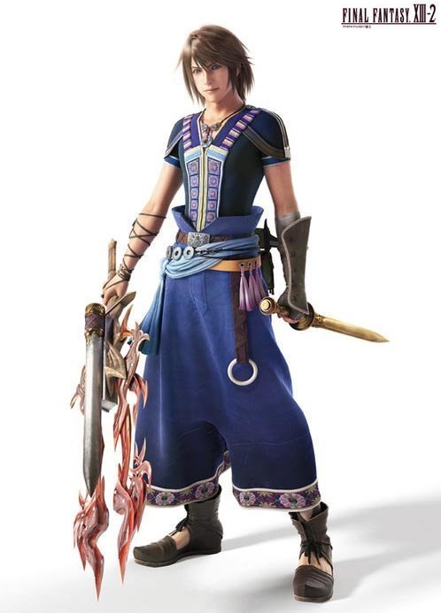 PS3-FINAL FANTASY XIII-2 太空戰士13-2 特典:迷你透明海報-1