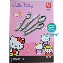 【易油網】【缺貨】Zwilling 雙人牌 兒童餐具 刀叉湯匙組 4入不銹鋼 Kitty #07133-210