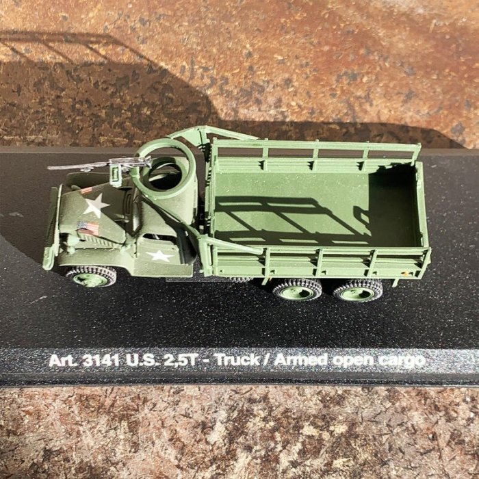 Armour 1:72 US 2.5 T Truck Armed Open Cargo #3141 坦克模型【J382】