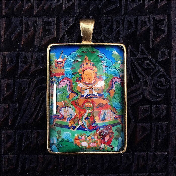 【熱賣精選】   密宗佛像 尼泊爾藏式 財寶天王項鍊 西藏唐卡 法像莊嚴（GA-5298）