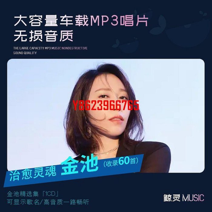 【中陽】金池車載cd碟片流行歌曲翻唱MP3無損大容量汽車光碟音樂車用光盤