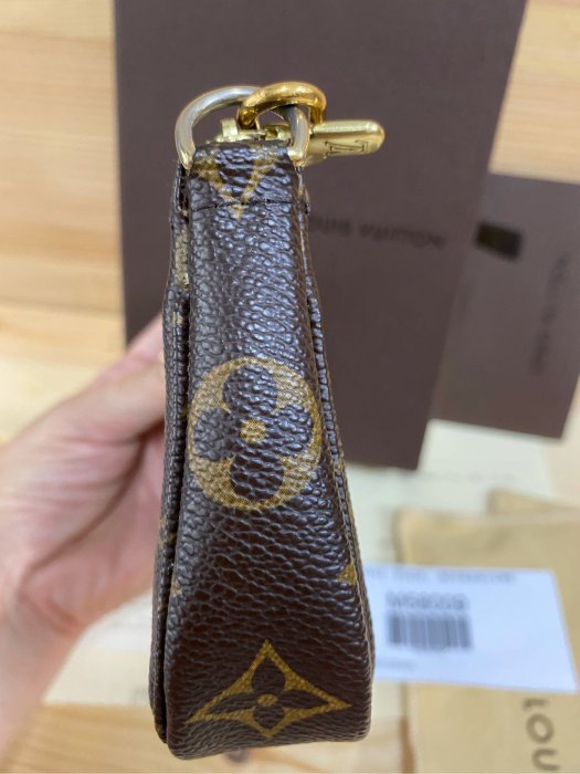 ❤️LV M58009麻將包9新正品真品 經典原花花紋字紋mini金鍊腋下包小肩包 手拿包扁包宴會包晚宴包化妝包零錢包萬用附防塵袋紙盒證明發票