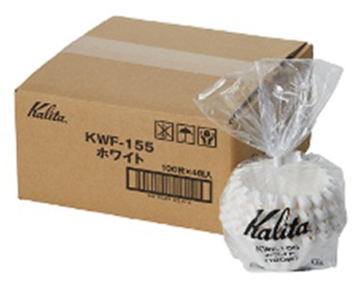 ~✬啡苑雅號✬~日本 Kalita 20摺蛋糕型濾紙 KWF-155 1-2杯 波浪型濾紙 咖啡器具100入/包 4包組
