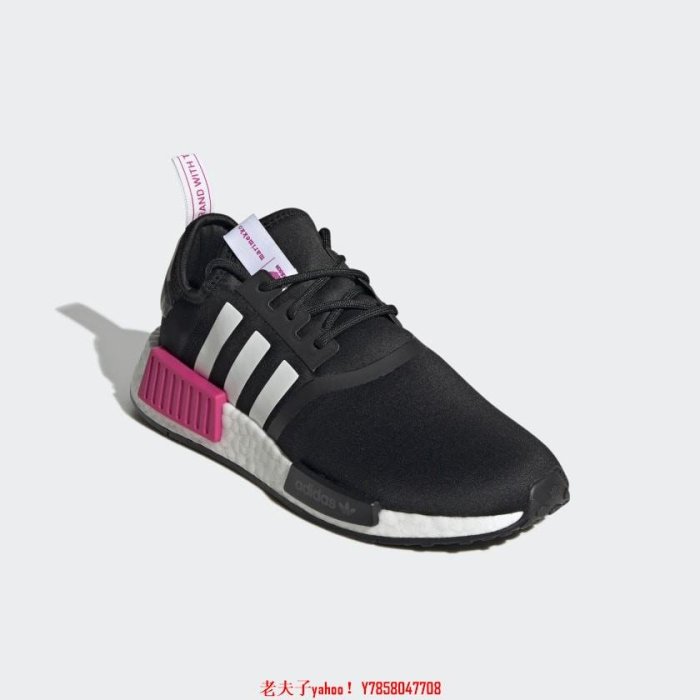 【老夫子】adidas x Marimekko NMD R1 W Black 黑粉 H00655鞋