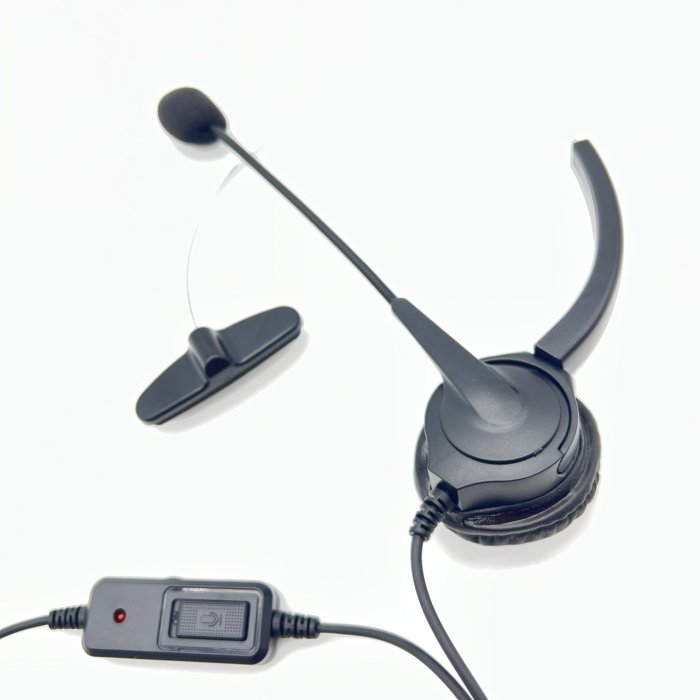 TCL通訊 阿爾卡特 ALCATEL 8008話機款 單耳耳機麥克風 含調音靜音功能 耳機式麥克風