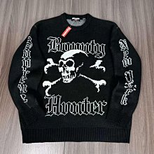 美國supreme聯名bounty hunter sweater日本潮牌骷髏骨頭長袖毛衣針織衫外套