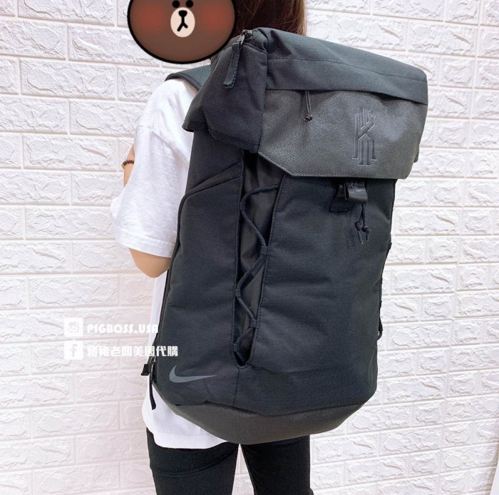 【豬豬老闆】NIKE KYRIE ELITE BACKPACK 黑色 厄文 大容量 雙肩 後背包 BA5788-010