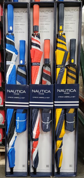 【小如的店】COSTCO好市多線上代購~Nautica 高爾夫球傘(2件組) 136958