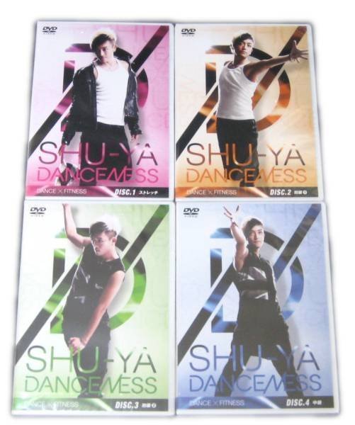 日版SHU-YA DANCENESS 運動教學DVD4片一套| Yahoo奇摩拍賣