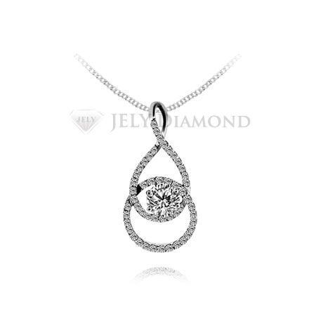 《JELY時尚館》【JELY Diamond】奪目---GIA/F/VS2/3EX/30分鑽石項鍊 §會員終生獨享回收交換優惠§