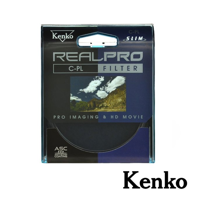 6期 Kenko REALPRO 62mm MC C-PL 防潑水多層鍍膜環型偏光鏡 抗油汙 ASC 超薄框架