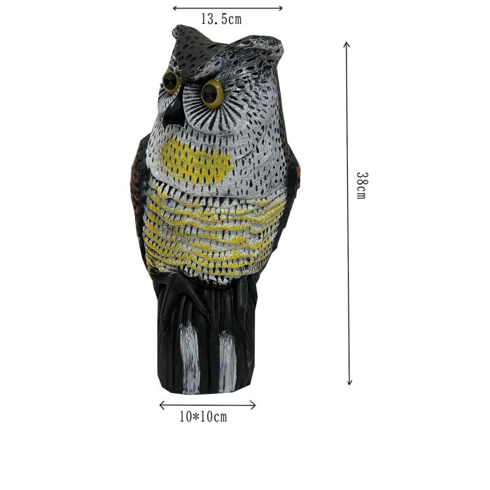 塑料仿真鷹驅趕嚇鳥神器花園庭院驅趕麻雀打獵誘餌可供跨境批發