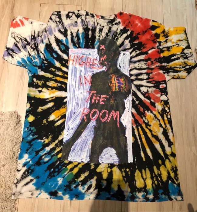 travis scott HITR PAINTING T-SHIRT