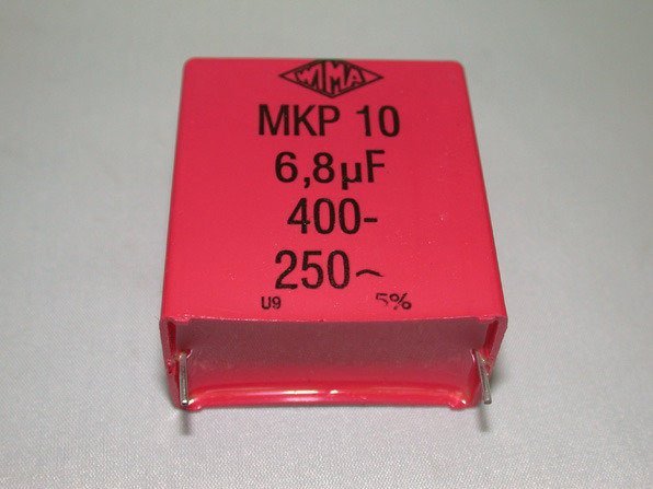 WIMA電容~德國製~頂級喇叭專用 MKP10 6.8uF/400V (C-W6840001)一個