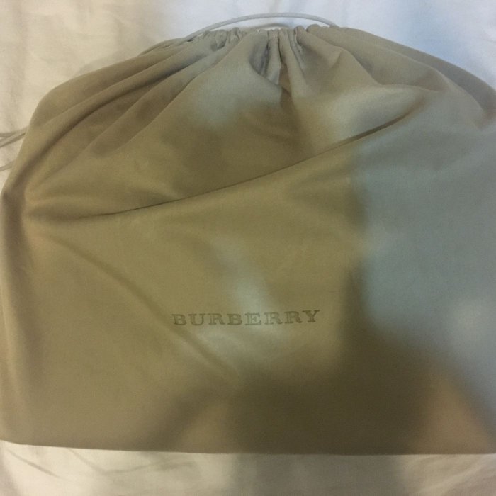 全新 全新Burberry LONDON 深藍色 皮革 可拆式斜背帶 公事包 全配