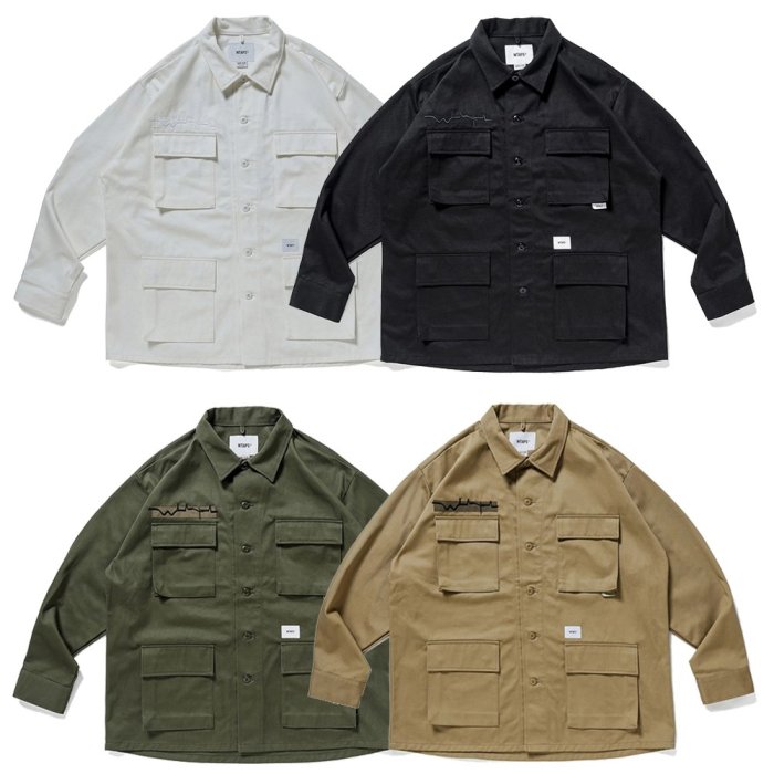 SALE定番人気WTAPS JUNGLE 01 / LS / COTTON / TWILL ミリタリージャケット