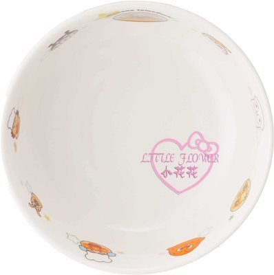 ♥小花花日本精品♥HelloKitty麵包超人坐姿畫畫造型日本金正 陶瓷碗 丼飯碗 湯碗 餐具~3