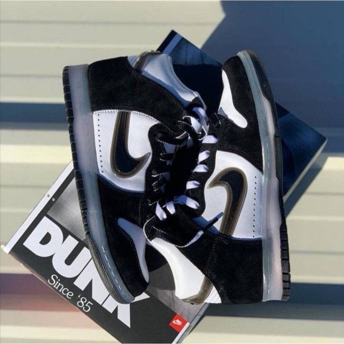 Slam Jam x Nike Dunk High 黑白 DA1639-101潮鞋