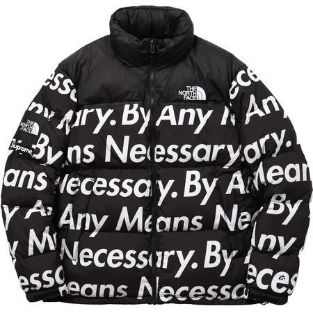 Supreme the north face nuptse jacket 不擇手段黑S | Yahoo奇摩拍賣