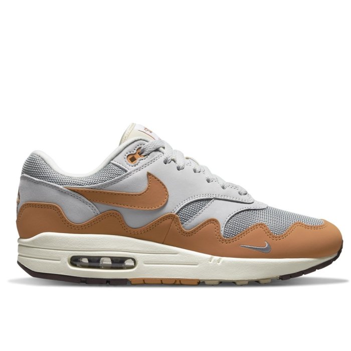 A-KAY0】NIKE X PATTA AIR MAX 1 MONARCH 灰卡其棕【DH1348-001