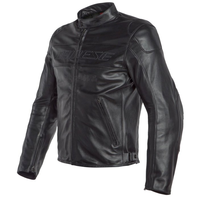 瀧澤部品 義大利 DAINESE 丹尼斯 BARDO LEATHER JACKET 黑 復古防摔皮衣 夾克 休閒 真皮