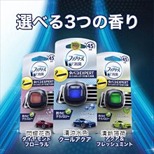 【JPGO】日本進口 Febreze W消臭 車用夾式芳香消臭劑 2入~去菸味清涼水色658閃耀花香689清新薄荷521