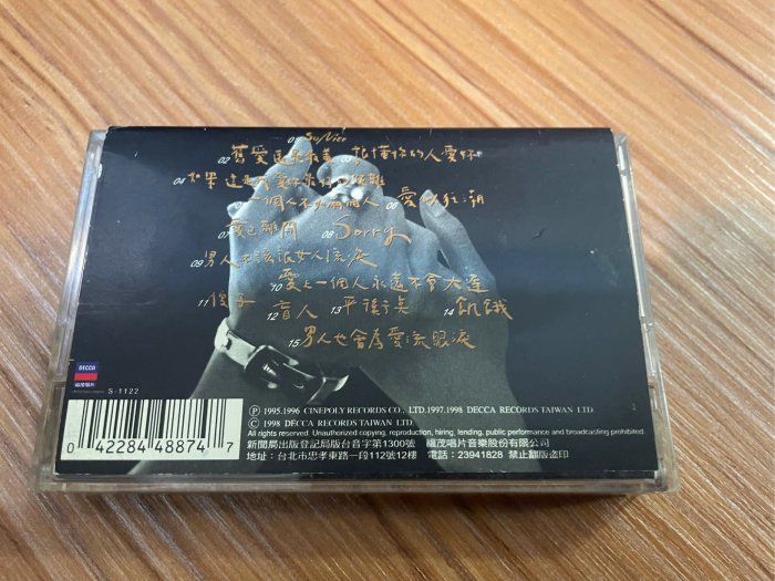 蘇永康 舊愛還是最美精選輯 蘇永康錄音帶 二手錄音帶 早期錄音帶 錄音帶