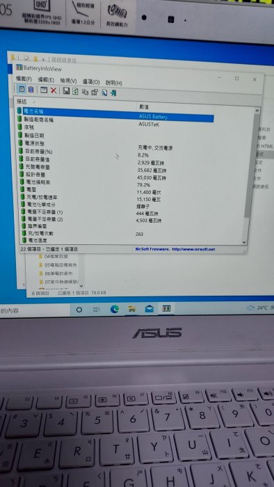 華碩13吋ASUS ZenBook UX305FA 絕版珍珠白四核超薄筆電8G RAM+256G SSD/開機快待機久/附變壓器/Win10正版系統/電池狀況佳