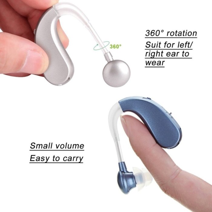 台灣現貨 HearingAid 助聽器 助聽儀 英文版 聲音放大器 擴音器 耳背充電式 聲音放大器耳機