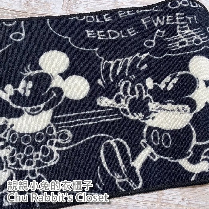 Chu Rabbit’s Closet 日本大創 DAISO 迪士尼 米老鼠 米奇米妮 合奏款 防滑腳踏墊/地毯/地墊