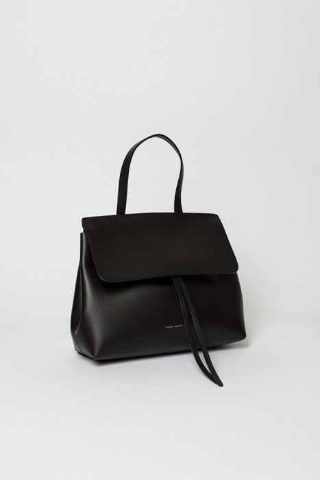 NETSHOP MANSUR GAVRIEL Mini lady bag flamma 經典黑內裡紅~義大利製