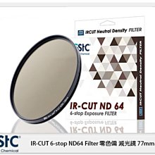☆閃新☆ STC IR-CUT 6-stop ND64 Filter 零色偏 減光鏡 77mm (77,公司貨)