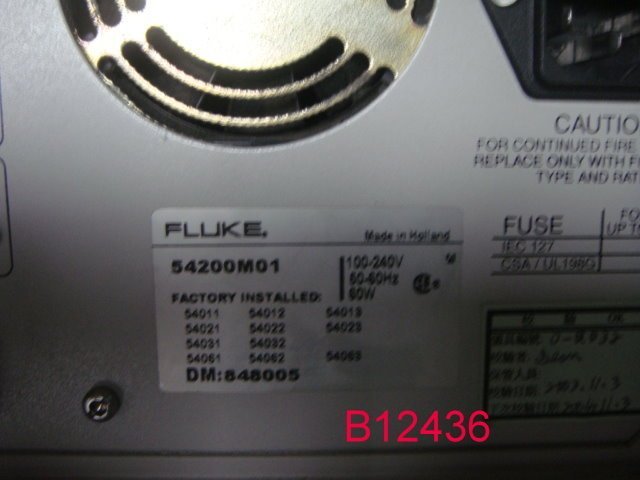 【全冠】二手FLUKE 54200 電視信號產生器 電視訊號產生器 (B12436)