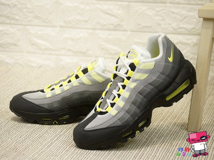 球鞋補習班US10 NIKE AIR MAX 95 OG NEON QS 螢光綠木村原版復刻554970