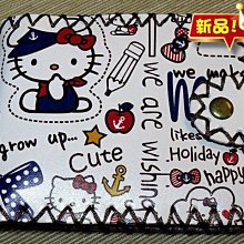 【 金王記拍寶網 】563. Hello Kitty 凱蒂貓 復古風 手縫短夾 手工皮夾 女用 男用 中性 市面罕見稀少