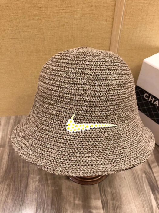 Nike夏季編織漁夫小花logo帽(多色)