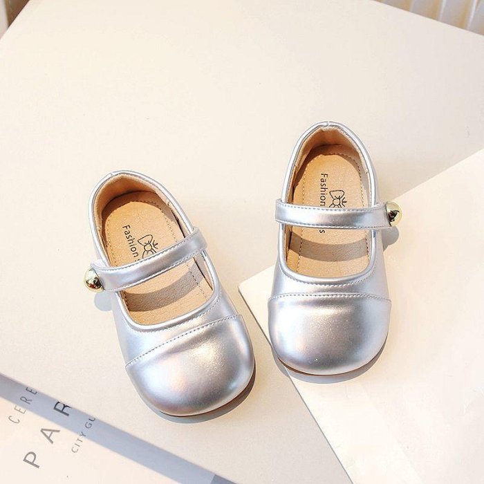 【小點點】女童 皮鞋 2024 新 小女孩 洋氣 鞋子 公主 春秋 兒童 軟底 寶寶 單鞋
