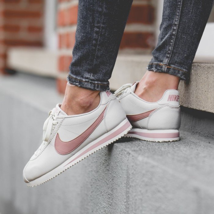 Nike Wmns Classic Cortez Leather Light Bone, 807471-013