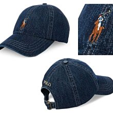 Polo Ralph Lauren  棒球帽 老帽 成人款 小彩馬 牛仔布 現貨