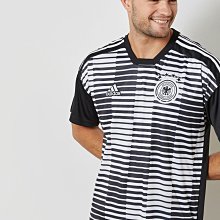 南◇現 ADIDAS 世足賽 世界盃 足球衣 主場 PARLEY 黑白色條紋德國隊 熱身服 CE6632