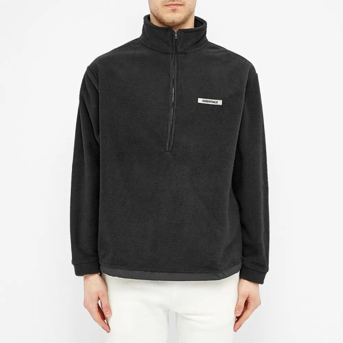 FEAR OF GOD ESSENTIALS HALF ZIP POLAR FLEECE 半拉鏈搖粒絨外套FOG