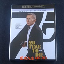 [藍光先生UHD] 007：生死交戰 UHD+特收BD 雙碟限定版 No Time to Die - 雙碟都有繁體中文