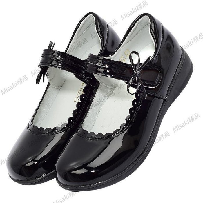 【熱賣精選】女童學生黑色皮鞋男女童表演出中大童禮服單鞋兒童白色公主禮儀鞋
